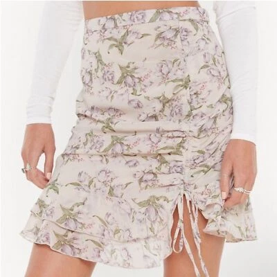 Minifalda floral Nasty Gal, talla 4 Foto 1 de 4