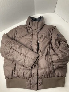 Zero Xposur Evolution Captured Down & Feather Full Zip Jacket Women's Lg Brown - Picture 1 of 6