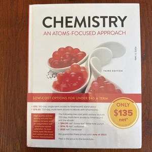 Chemistry: An Atoms-Focused Approach Third Edition Text Norton Gilbert 2020 - Picture 1 of 2