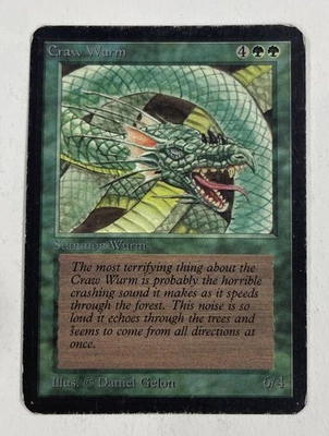 Craw Wurm Alpha Hop MTG Magic The Gathering - Image 1 of 2
