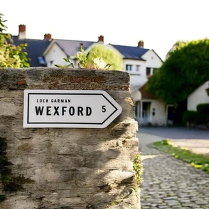 Irish Road Sign Stickers - All 32 Counties Available, Message With County Choice - Picture 1 of 6