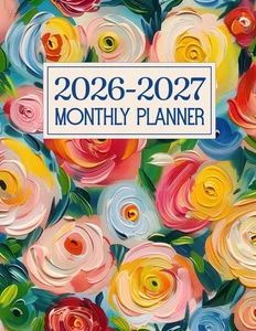 2026-2027 Monatsplaner: 2 Jahre von Jan 2026 - Dez 2027 - Bild 1 von 1