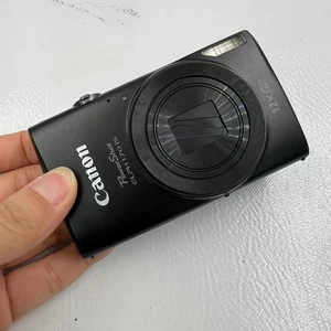 Canon PowerShot ELPH 170 IS 12x 20 MP Compact Digital Camera 2.7in Black - Picture 1 of 8