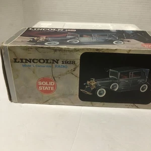 Lincoln 1928 model L convertible Solid State Radio VTG Collectible Original Box - Picture 1 of 14