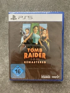 Tomb Raider 1-3 Remastered Starring Lara Croft (PS5, 2024) NEU&OVP - Bild 1 von 2