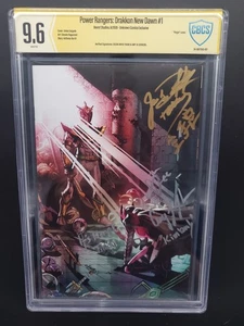 POWER RANGERS Drakkon New Dawn CBCS 9.6 Signed Jason David Frank Amy Jo Johnson - Picture 1 of 22