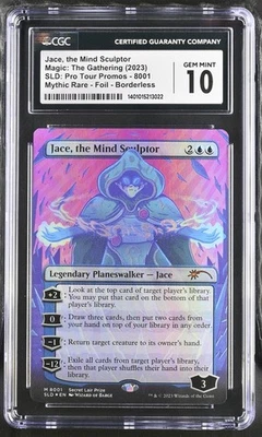 JACE, THE MIND SCULPTOR Secret Lair Foil Pro Tour Promo CGC 10 MTG - Image 1 of 2