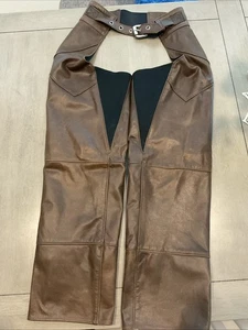 Chapa Harley Davidson de cuero marrón para mujer talla S ENVÍO RÁPIDO - Imagen 1 de 24