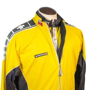Assos Prosline Airblock Cycling Jacket & Vest Combo Mens XL Yellow Lined Swiss - Picture 1 of 24