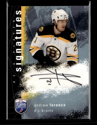 2007-08 Upper Deck Be a Player #S-AF Andrew Ference Signatures - Image 1 of 2