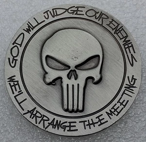 Moneda Desafío Policía Blueline Calavera Punisher - Imagen 1 de 2