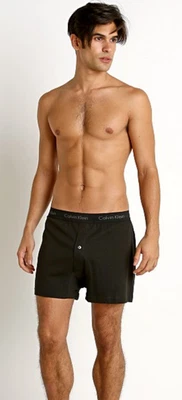 Nuevo Calvin Klein Para Hombres Algodón Tejido Boxer Corto Ropa Interior talla M U3040 #341 Foto 1 de 4