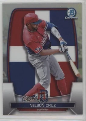 2023 Bowman Chrome WBC Flag Variations Refractor /499 Nelson Cruz #WBC-29 - Image 1 of 2