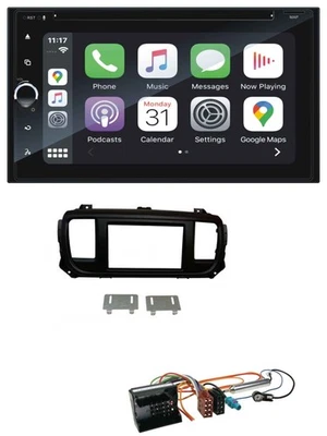 Blaupunkt 2DIN Bluetooth DAB USB DVD MP3 Autoradio für Peugeot Expert Traveller - Bild 1 von 4