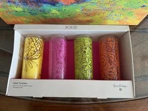 Vasos con borde dorado LILLY PULITZER Target 13,5 oz té helado nuevo en caja - Imagen 1 de 5