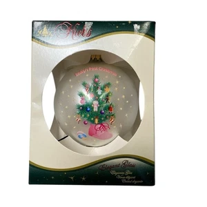 Vintage "Baby's First Christmas" Blown Glass Ornament - Picture 1 of 9