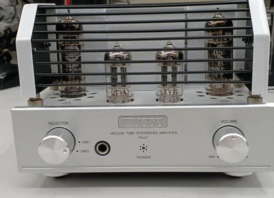 TRIODE PEARL Vacuum Tube Integrated Amplifier w/ Cable Tested Japan JP MG01 6.5 - Image 1 of 4