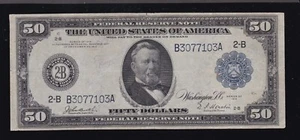 US 1914 $50 FRN New York Note FR 1030 VF-XF (103) - Picture 1 of 2