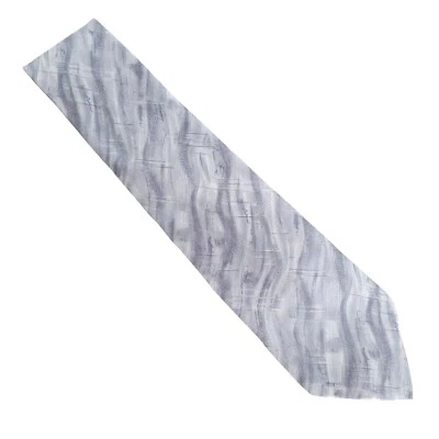 Corbata Henry Grethel Hombre Geométrica 100% Seda Color Gris Talla 60x4 - Nueva Sin Etiquetas Foto 1 de 4