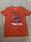 Hurley Shirt Mens Medium Orange USC Trojans Go Surf Beach