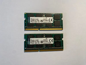 KINGSTON 16GB (2 X 8GB) DDR3 LAPTOP RAM PC3L-1200S P/N 99U5428-018.A00L MATCHING - Picture 1 of 2