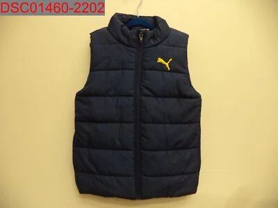 NUEVO SIN ETIQUETAS - Chaleco acolchado azul unisex para niños Puma, talla XS Foto 1 de 4