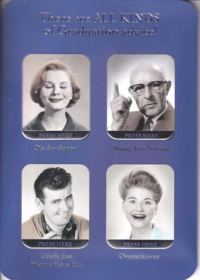 PAPYRUS GRADUATION CARD NIP MSRP $7.95 SOUND CARD (M7) - Image 1 of 3