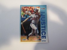 1992 Fleer The Preformer Collection Braves Dave Justice #8 of 24