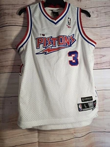 Reebok Ben Wallace 1978-1981 Detroit Pistons Swingman Boys L 14/16 NBA - Picture 1 of 10