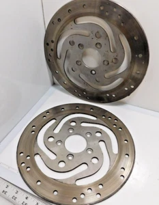 Harley Davidson Touring OEM Front Disc Brake Rotors L & R 44136-00 - Picture 1 of 9