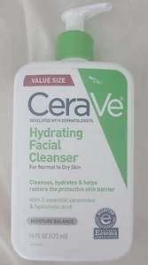*NEU* CeraVe feuchtigkeitsspendender Gesichtsreiniger normale/trockene Haut 16 Unzen Value Size Flasche - Bild 1 von 2