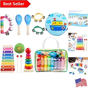 Colorful Toddler Musical Instruments Set - Perfect Gift for Boys & Girls - Picture 1 of 9
