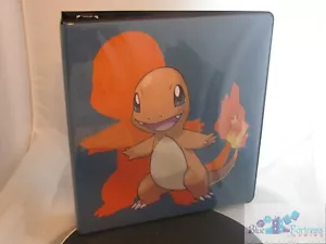 SOPORTE DE TARJETA CARPETA ULTRA PRO POKEMON Charmander Fire de 3 anillos + 50 páginas para tarjetas - Imagen 1 de 4