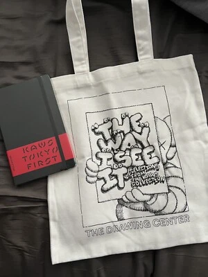 KAWS x сумка с короткими ручками для гостиной + KAWS Tokyo Moleskin Journal НОВАЯ! Ограниченный выпуск! - Изображение 1 из 4