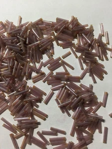 Vintage 7mm 9mm Bugle Beads sz 3 35 Grams - Picture 1 of 109