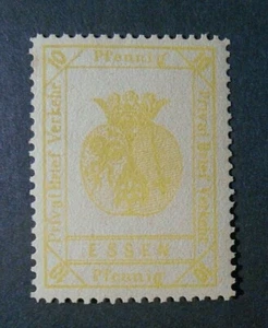 GERMANIA GERMANY ESSEN 1888-1895 Privat Brief Post 10pf MNH** Dentellato - Imagen 1 de 1