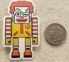 Clown Fast Food Parody Sticker Decal Angry Super Cool Standing Embellishment Fun