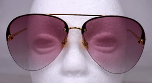 NEW Alexander McQueen Aviator Sunglasses Skull Pink AM0270S 002FD 63/12 145