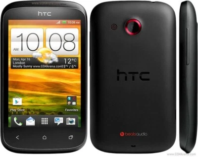 HTC Desire C PL01110 - Black (Unlocked) Mobile Android 4 Smartphone - Image 1 of 4