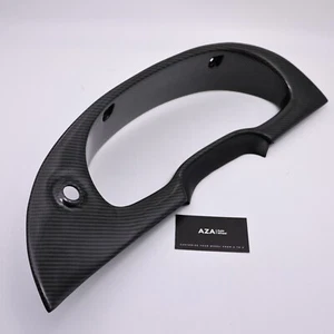 1994-2004 Ford Mustang Gauge Bezel Cluster Carbon fiber Cobra W/O DEFROST button - Picture 1 of 3