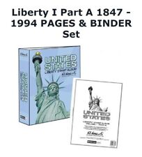 HE Harris Liberty Stamp Album US Liberty I Part A 1847 - 1994 PAGES & BINDER Set