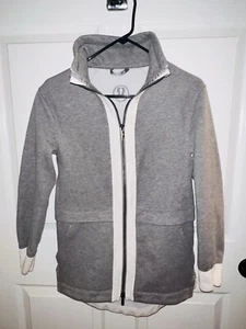 Lululemon Light As Warmth Jacket Size 4 Heathered Medium Grey White - Picture 1 of 5