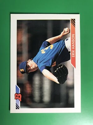 1992 Bowman Erik Hanson #583 Seattle Mariners - Image 1 of 2