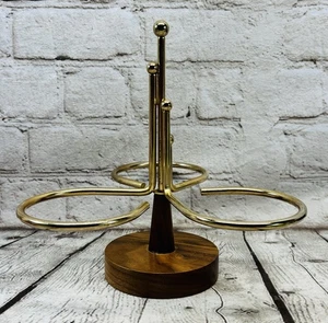 Mid Century Modern Verneco Gunstock Nussbaum Atom Gewürzhalter - Bild 1 von 7
