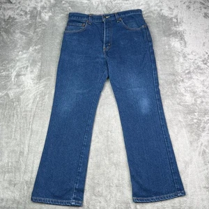 Y2K Levis Jeans Men 34x29 Fit 30x27 Blue 517 Bootcut Western Ranch Cowboy Denim - Picture 1 of 13