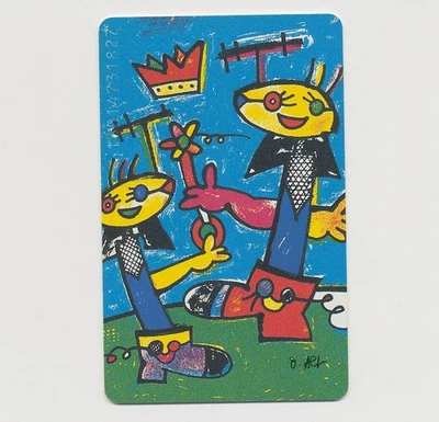 Telefonkarte 12DM Otmar Alt: Zwillinge 1996 - Sternzeichen-Serie - Bild 1 von 2