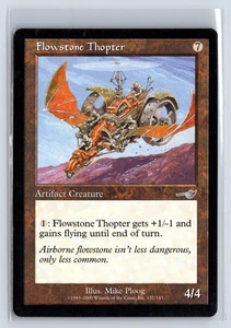 (4x) FLOWSTONE THOPTER – MTG Magic the Gathering Card – Nemesis – Uncommon - Picture 1 of 6