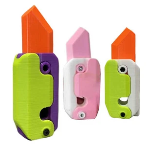 3D Printing Fidget Knife Toy Plastic EDC Fidget Toys Anxiety Stress Relief Toy - Picture 1 of 15