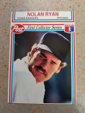 Nolan Ryan Wade Boggs 1990 Post Collector Series Miscut Oddball