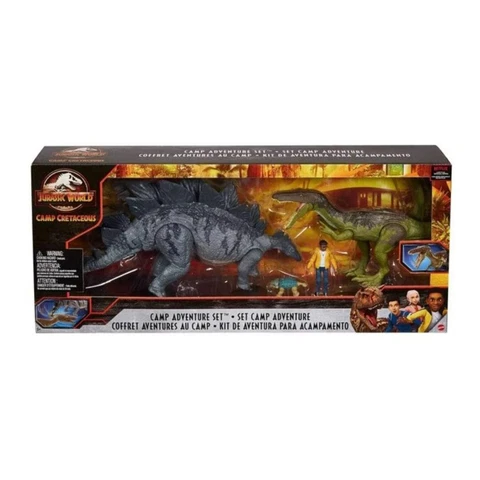 Jurassic World Dinosaur Toy Camp Cretaceous Adventure Set Dinosaurs Pack, NEW Cover
